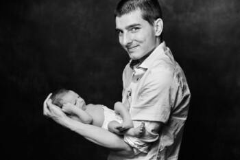 Neugeborene Fotoshooting beim Kunden in Basel