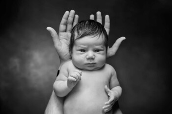 Newborn Shooting beim Kunden in Basel