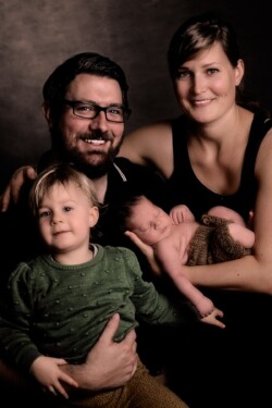 Neugeborene Fotoshooting beim Kunden in Basel